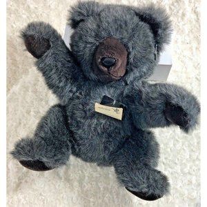 24K 24 Karat Plush Gray Bear Special Effects 15" Tall 1988 Stuffed Toy Animal